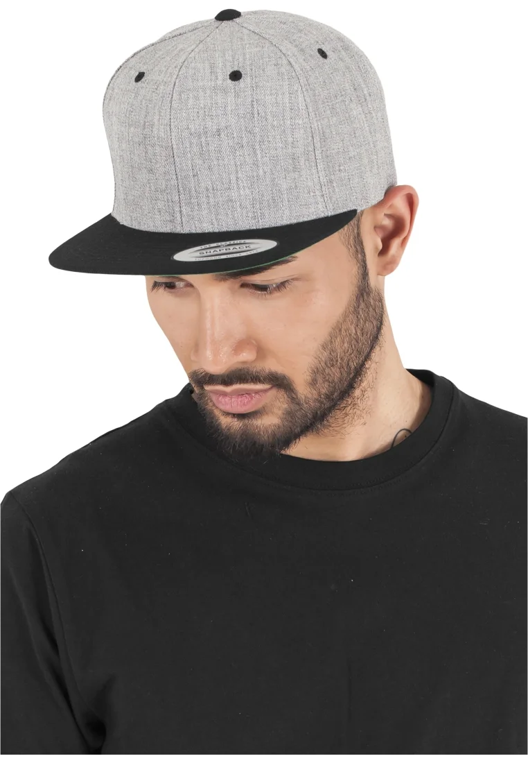 Wholesale Flexfit CLASSIC SNAPBACK 2-TONE - Cap light grey/black Accessories Beanies, hats & caps Caps