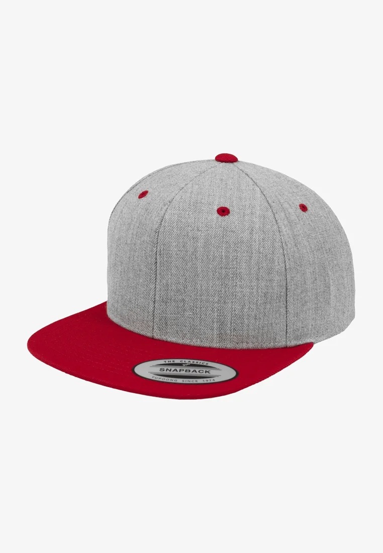 new collection Flexfit CLASSIC SNAPBACK 2-TONE - Cap light grey/red Accessories Hats & headscarves Caps