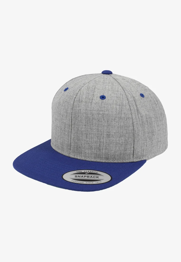 cheapest online price Flexfit CLASSIC SNAPBACK 2-TONE - Cap light grey/blue Accessories Beanies, hats & caps Caps
