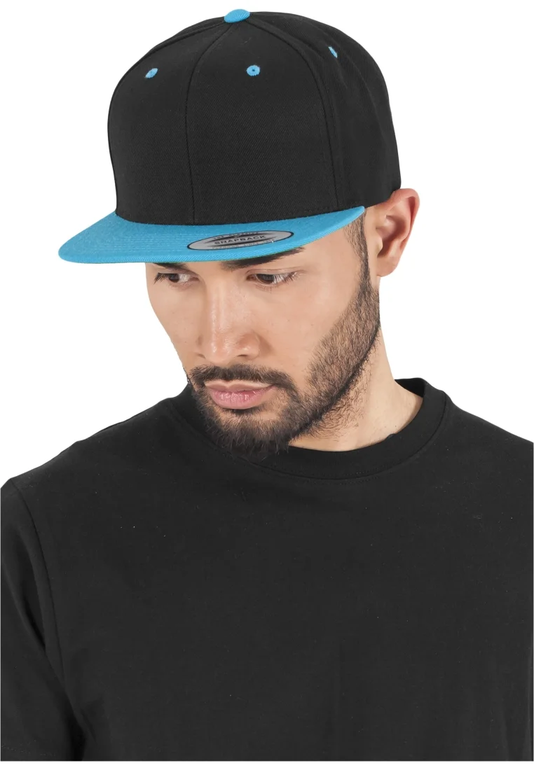 ever-popular Flexfit CLASSIC SNAPBACK 2-TONE - Cap black/turquoise Accessories Hats & headscarves Caps