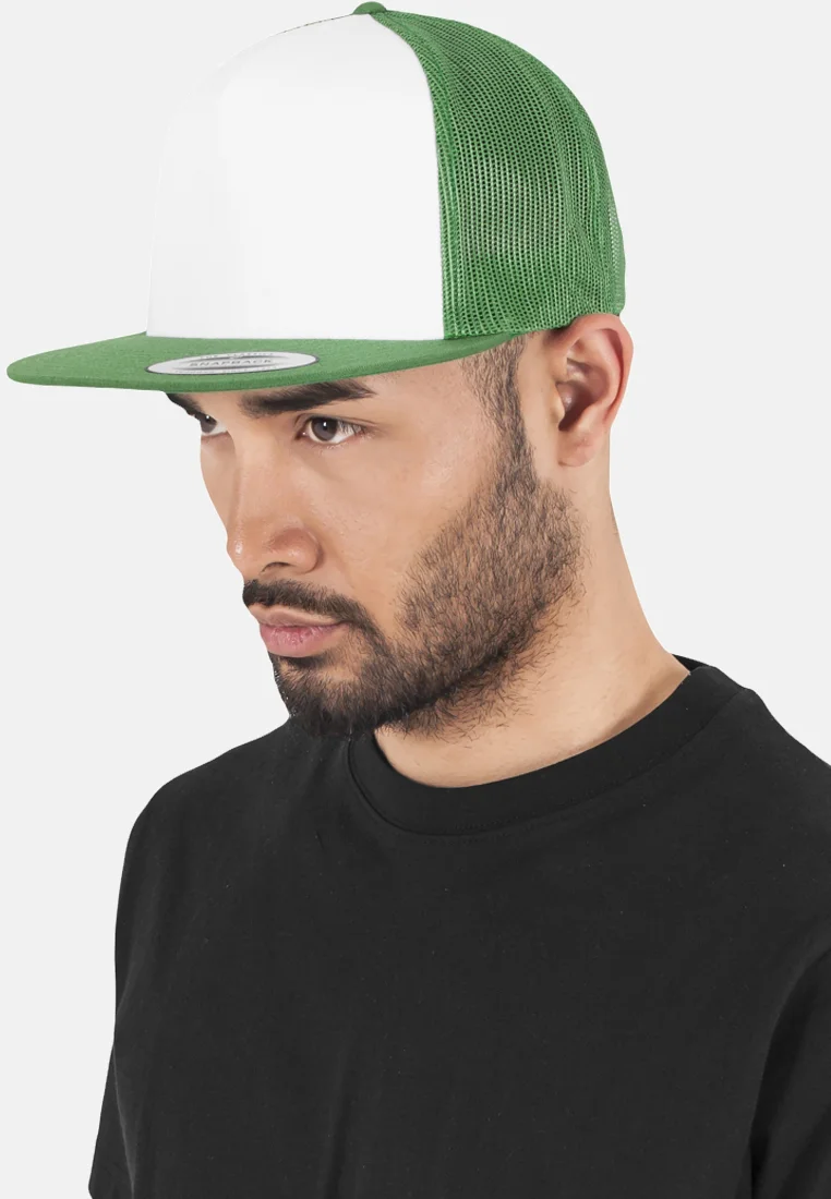 Fast Worldwide Delivery Flexfit TRUCKER - Cap kelly/white Accessories Hats & headscarves Caps
