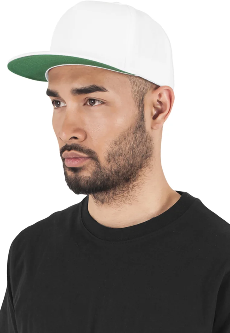 Outlet Factory Online Store Flexfit CLASSIC 5 PANEL SNAPBACK - Cap white Accessories Hats & headscarves Caps
