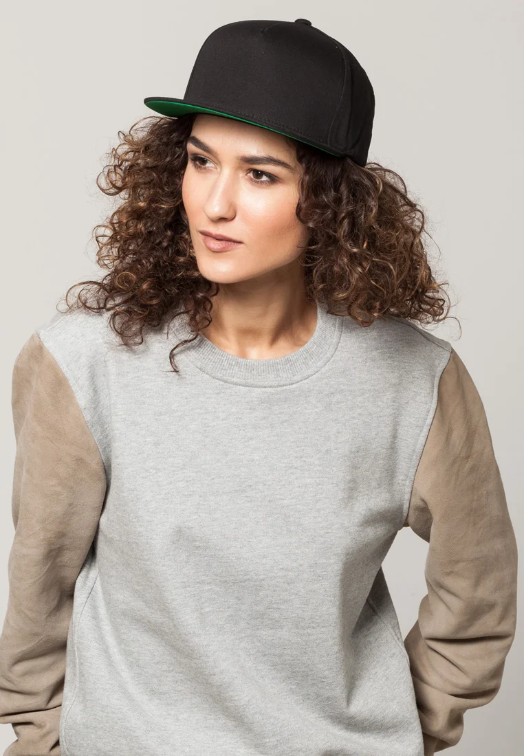 Excellent quality Flexfit CLASSIC 5 PANEL SNAPBACK - Cap black Accessories Beanies, hats & caps Caps