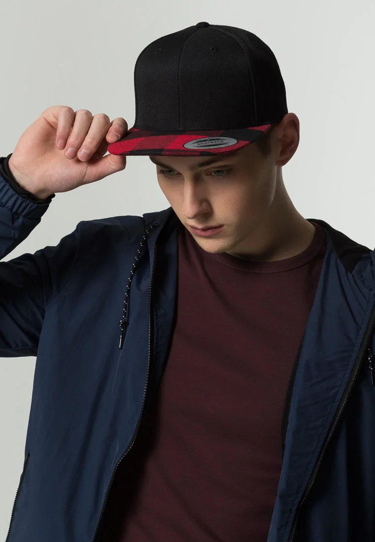 Big discount on sale Flexfit Cap - black/red Accessories Beanies, hats & caps Caps