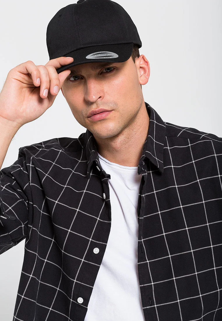 Factory Outlet Flexfit LOW PROFILE TWIL - Cap black Accessories Beanies, hats & caps Caps