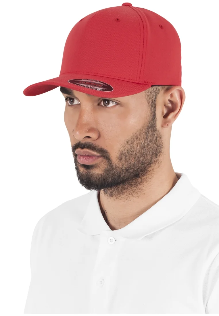 luxurious Collection Flexfit PANEL - Cap red Accessories Hats & headscarves Caps