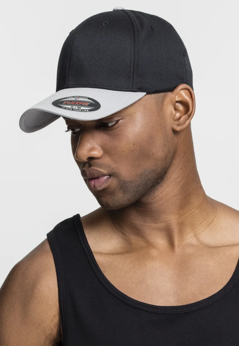 Cheapest Flexfit FLEXFIT WOOLY COMBED 2-TONE - Cap black/silver Accessories Hats & headscarves Caps