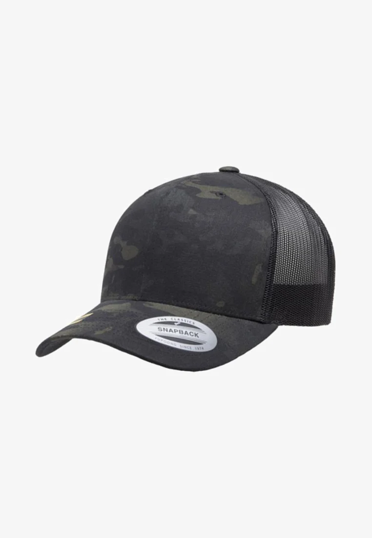 Superior Quality Flexfit RETRO TRUCKER MULTICAM - Cap black  Accessories Hats & headscarves Caps