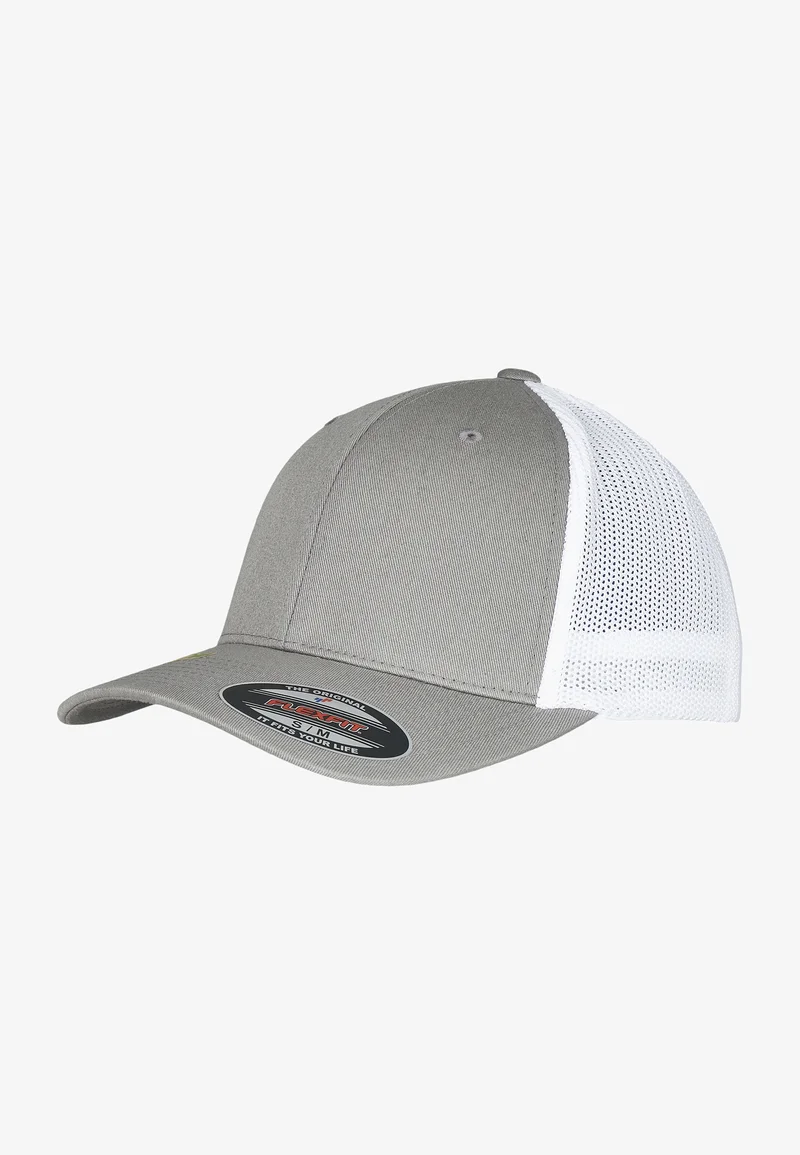 promo codes Flexfit Cap - grey/white Accessories Beanies, hats & caps Caps