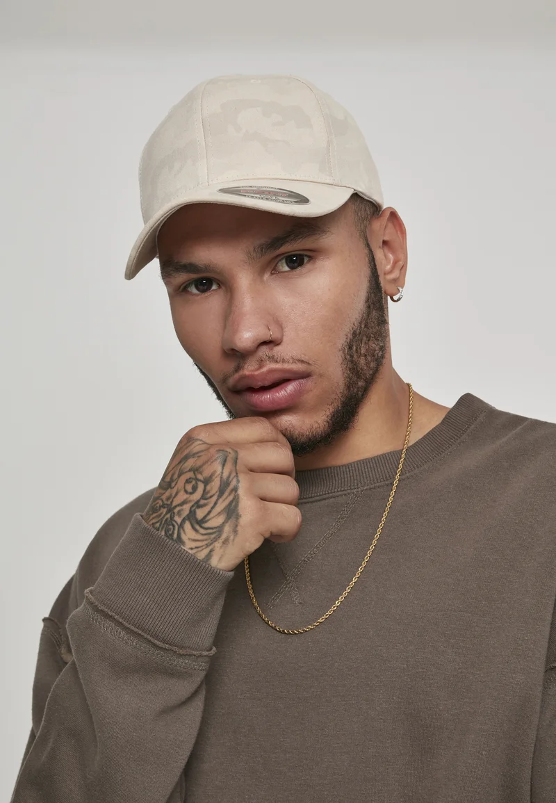 high quality guarantee Flexfit Cap - beige camo Accessories Beanies, hats & caps Caps