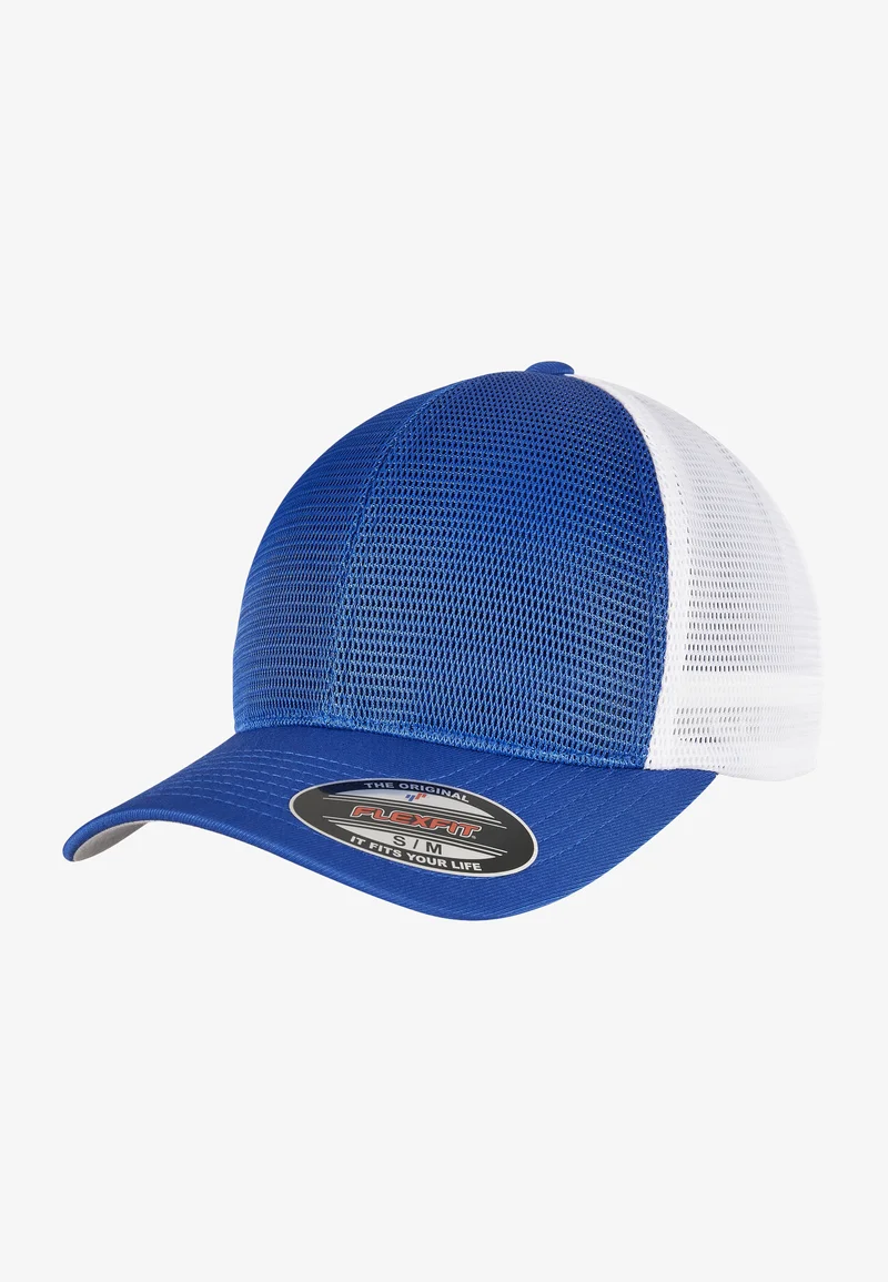 enjoy great discount Flexfit OMNIMESH 2-TONE - Cap royal/white Accessories Beanies, hats & caps Caps