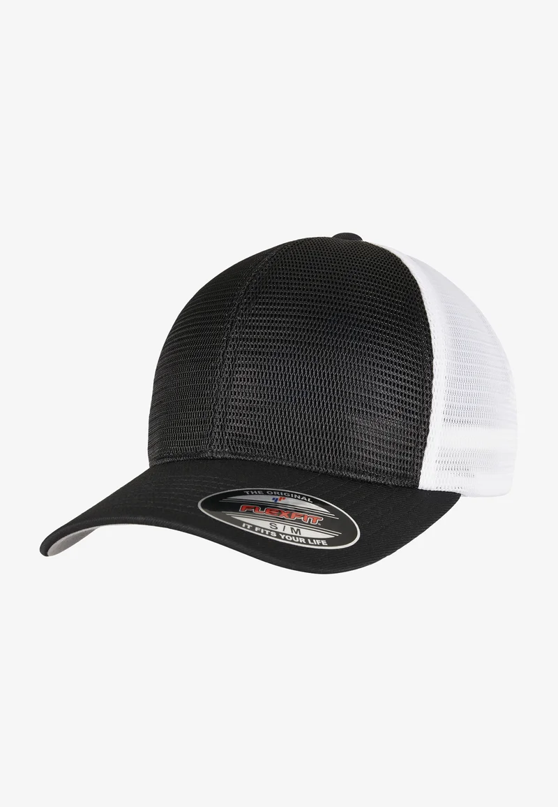 best-loved Flexfit OMNIMESH 2-TONE - Cap black/white Accessories Hats & headscarves Caps