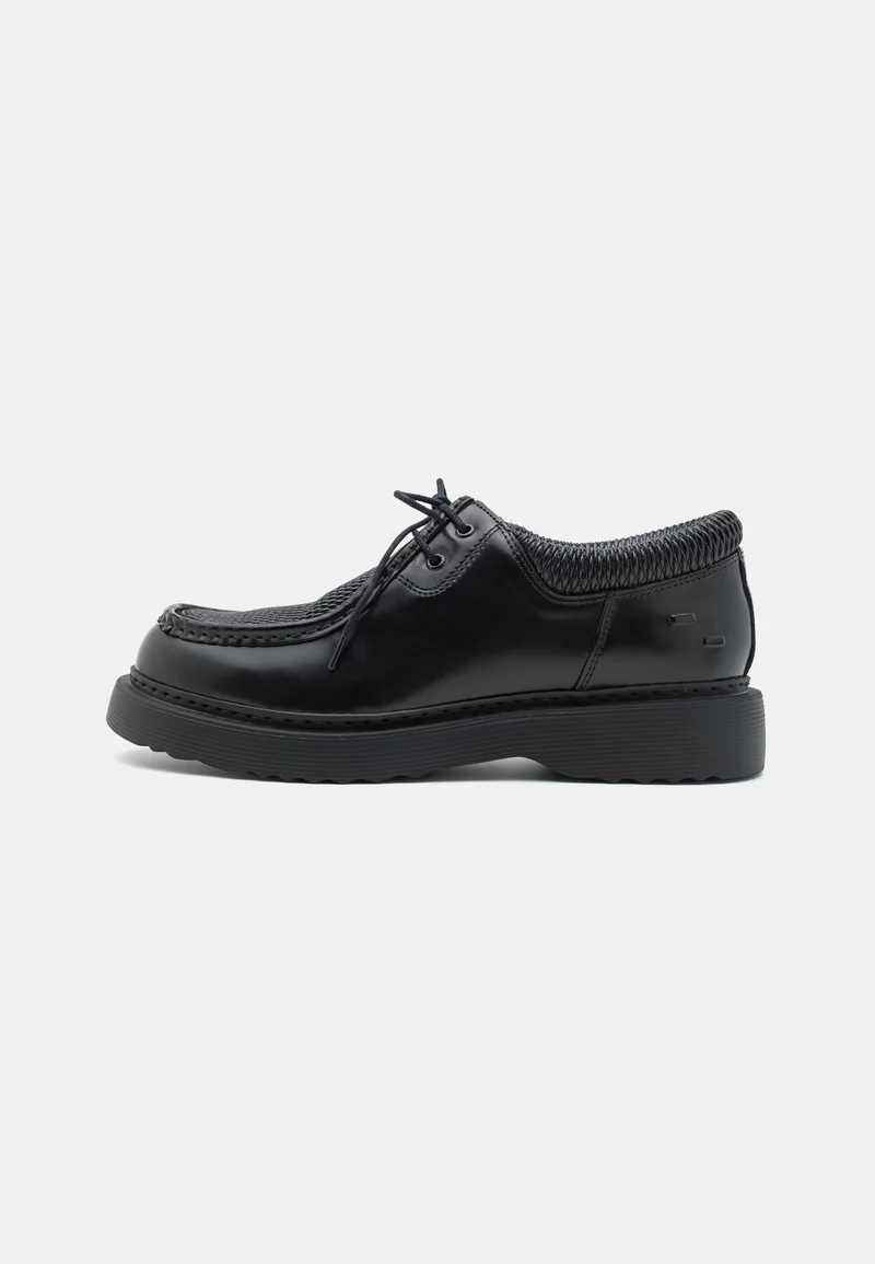 Wholesale Online USA Filling Pieces MOC DERBY  - Lace-ups black Streetwear Shoes Lace-up shoes Boat shoes