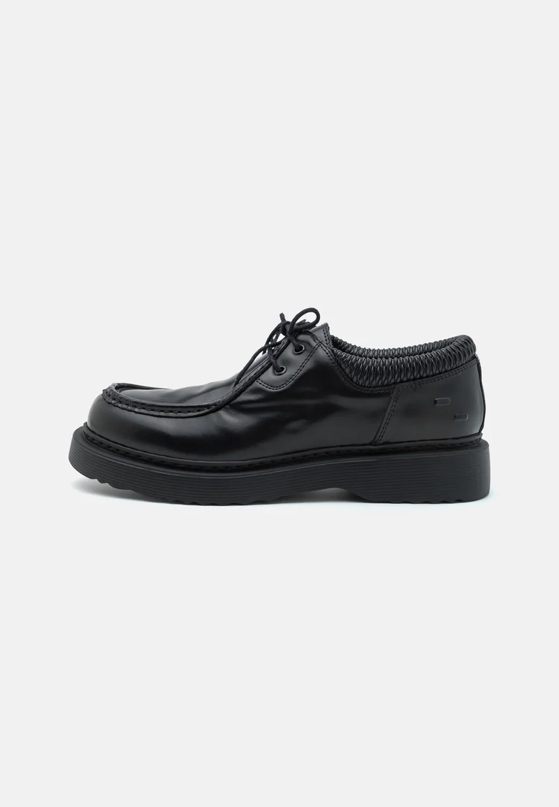 free delivery Filling Pieces MOC DERBY - Lace-ups black Streetwear Shoes Lace-up shoes Boat shoes