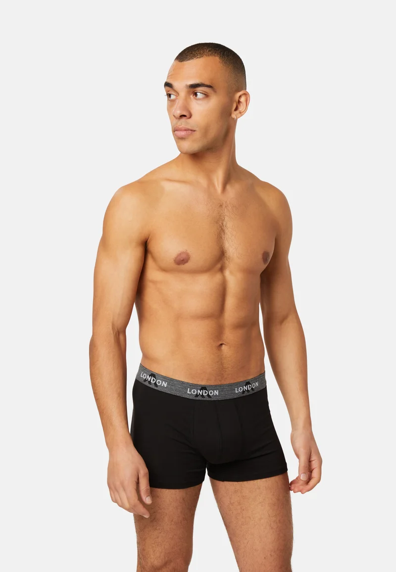 reputable site FM London 8-PACK FITTED HIPSTERS BOXER SHORTS - Pants black (black 01) Clothing Underwear & Socks Underpants Boxer shorts