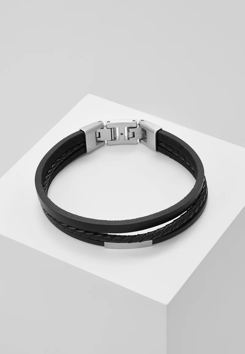 Sale Online Fossil VINTAGE CASUAL - Bracelet black Accessories Jewellery Bracelets