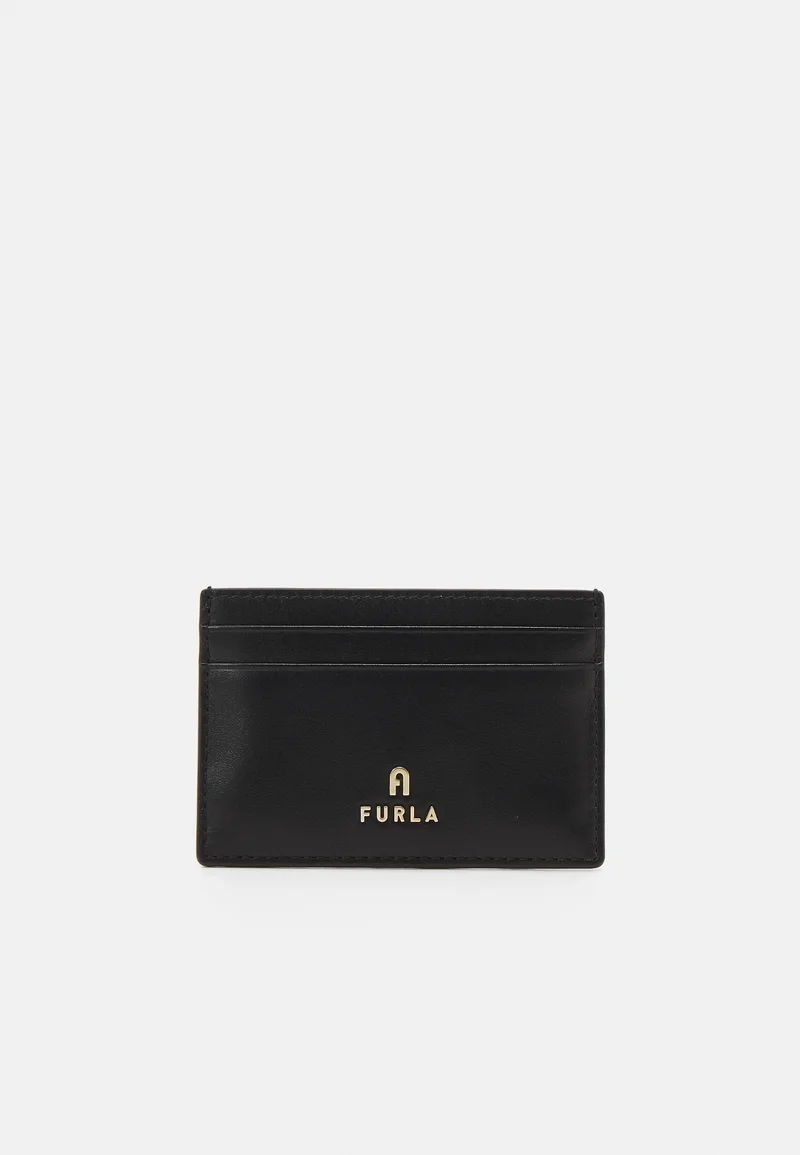 Shop Furla CAMELIA CARD CASE - Business card holder nero Accessories Wallets & card holders Card cases