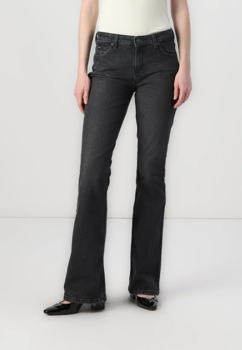 cheapest online price Guess Jeans BOOTCUT - Bootcut jeans heritage black Clothing Jeans Bootcut & Flared