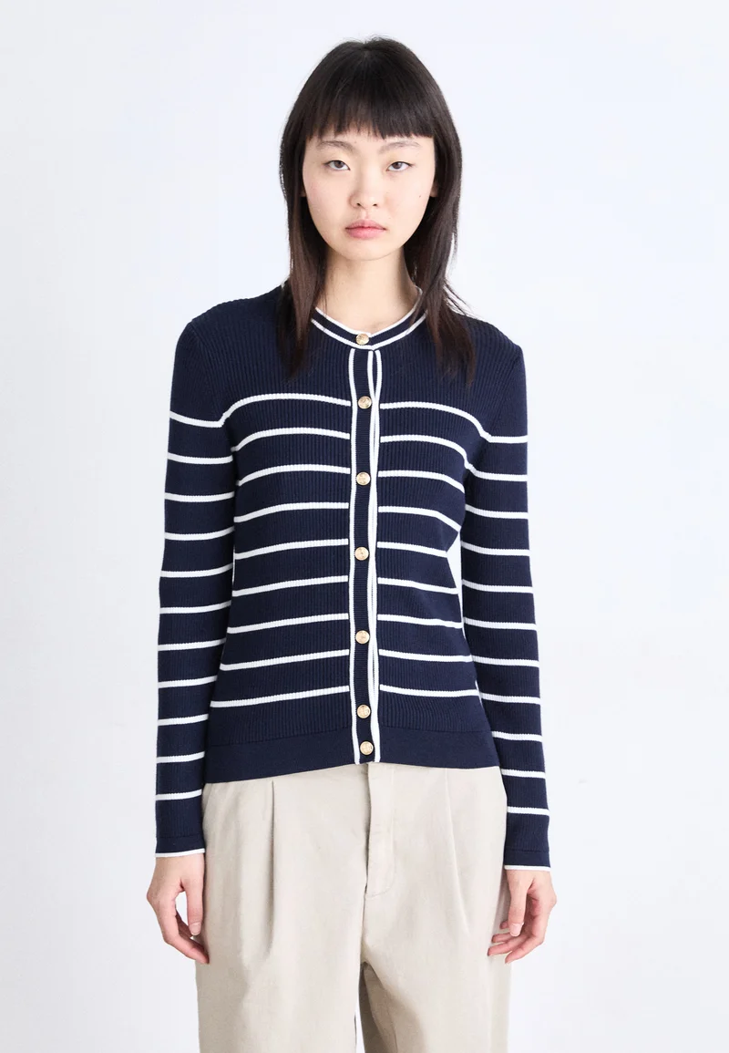 gorgeous GANT BRETON - Cardigan evening blue Clothing Knitwear & Cardigans Cardigans