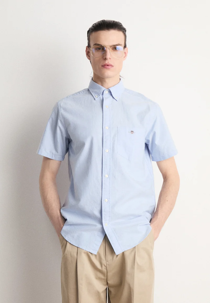 UK Cheap Sale GANT REG OXFORD - Shirt light blue Clothing Shirts Casual Shirts