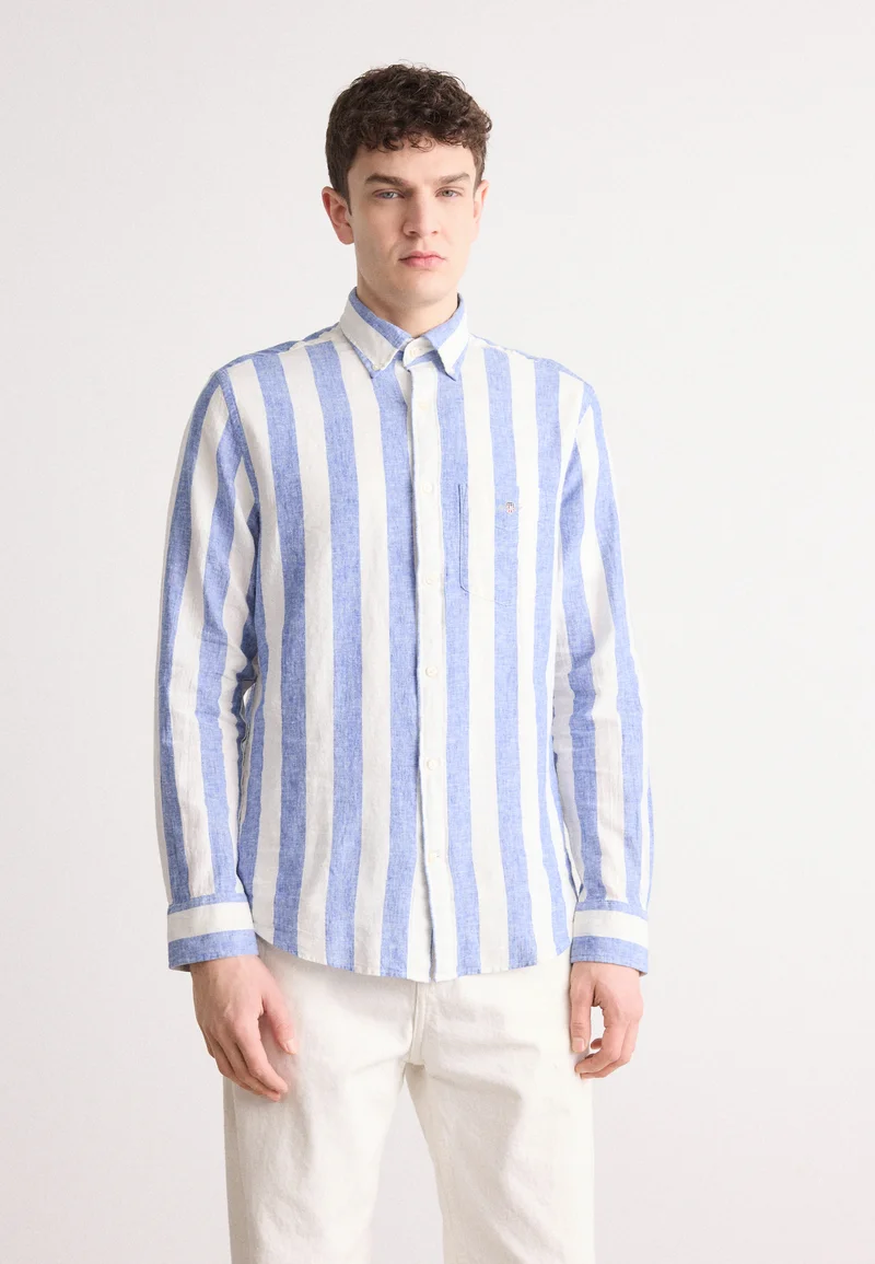 world-wide renown GANT BOLD  - Shirt rich blue Clothing Shirts Casual Shirts
