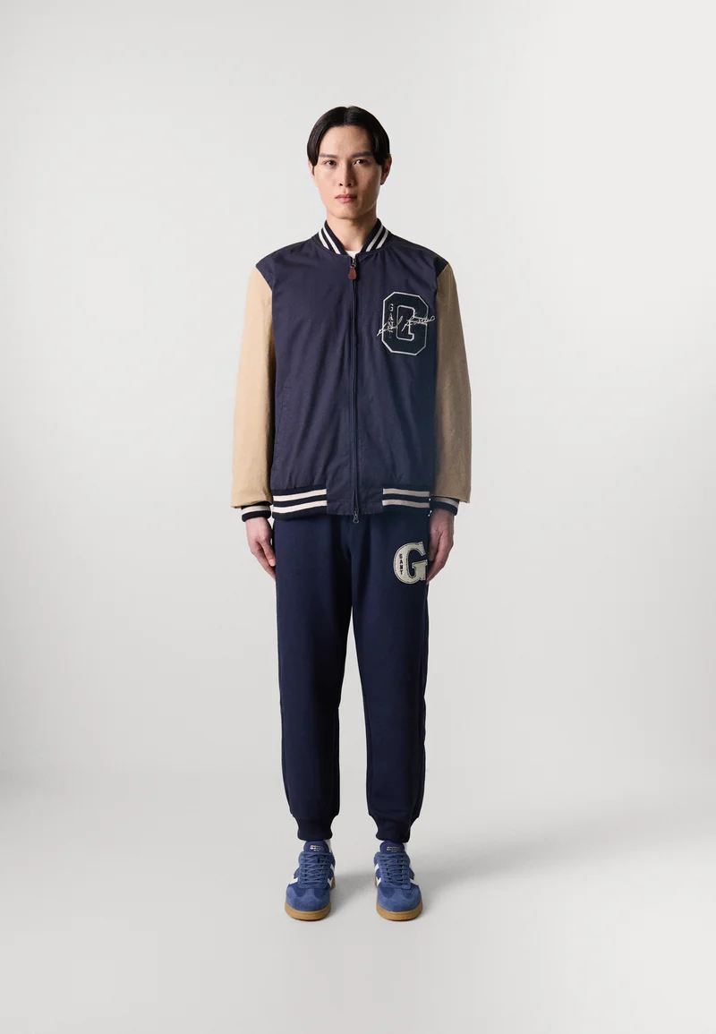 luxuriant in design GANT LIGHT WEIGHT VARSITY - Bomber Jacket evening blue Clothing Sale Jackets Gilet Bomber Jackets