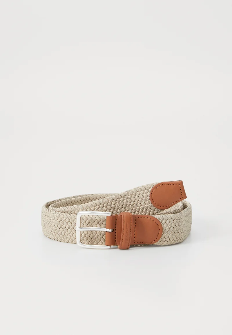 factory wholesale prices GANT ELASTIC BRAIDED BELT UNISEX - Braided belt dry sand Accessories Belts Braided belt