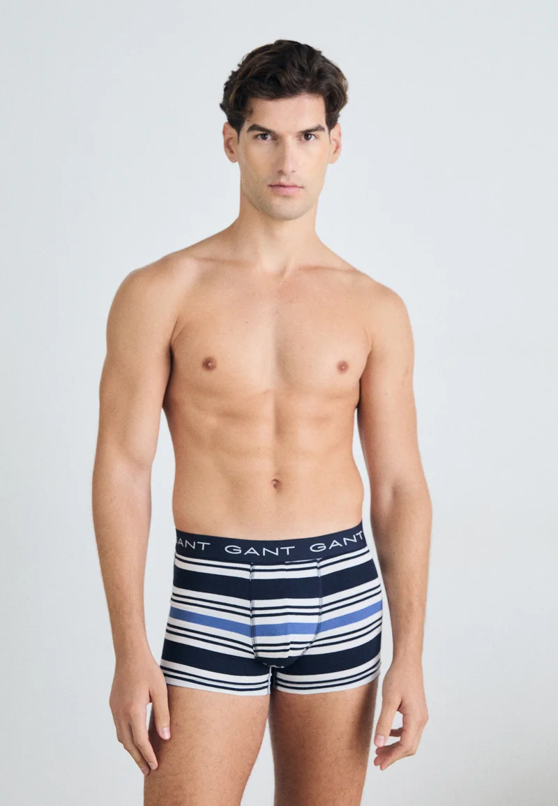 recognized brands GANT MULTISTRIPE TRUNK 3 PACK - Pants evening blue Clothing Sale Underwear & Socks Bathrobes Boxer briefs