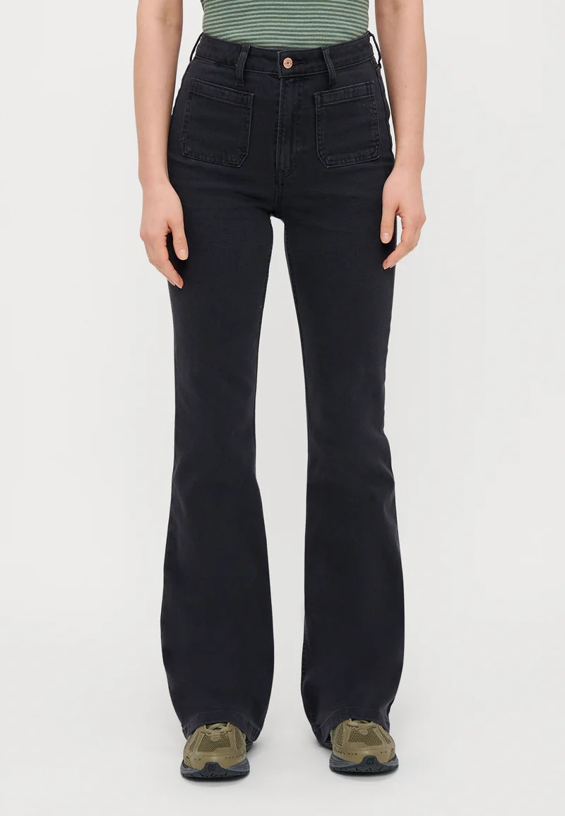 ever-popular Gap Tall 70S TAYLORSON - Flared Jeans black Clothing Bootcut & Flared