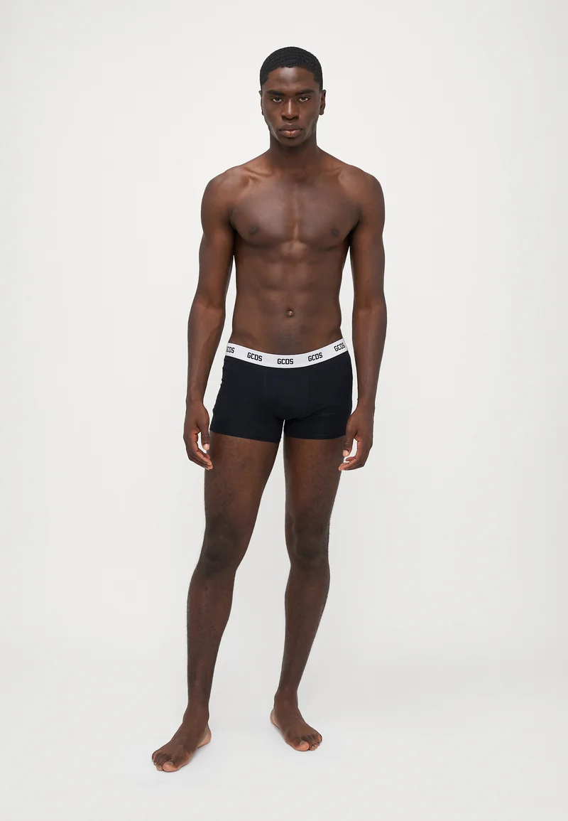 luxury lifestyle brand GCDS ESSENTIALS BOXER BRIEFS 2 PACK - Pants black Clothing Underwear & Socks Underpants Boxer shorts