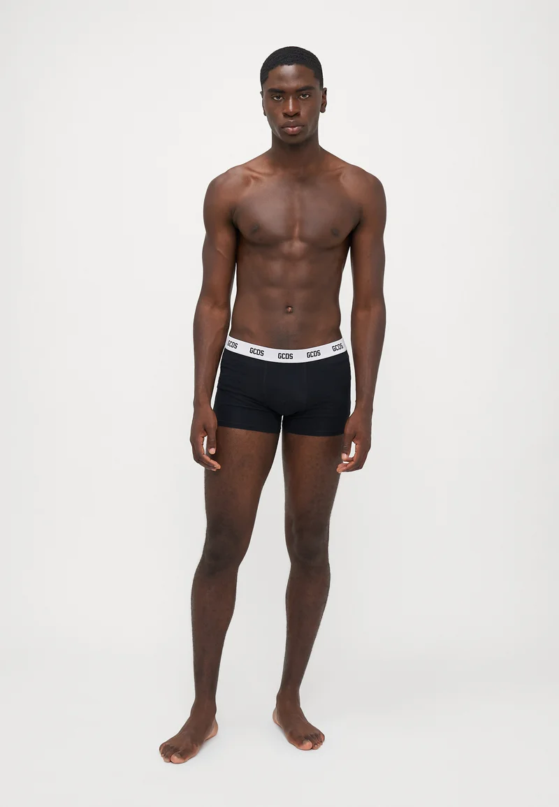 authorized dealers GCDS ESSENTIALS BOXER BRIEFS 2 PACK - Pants black/white Clothing Underwear & Socks Underpants Boxer shorts