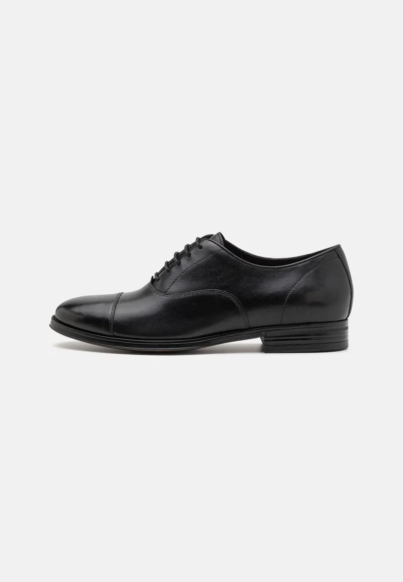 luxurious Collection Geox REZZONICO - Lace-ups black Shoes Sale Business shoes