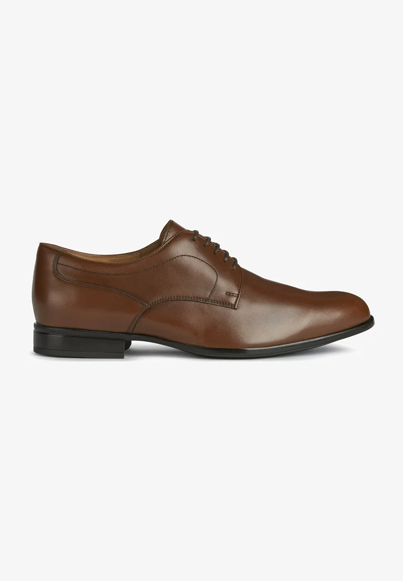 new collection Geox U IACOPO - Smart lace-ups cognac Shoes Sale Business shoes