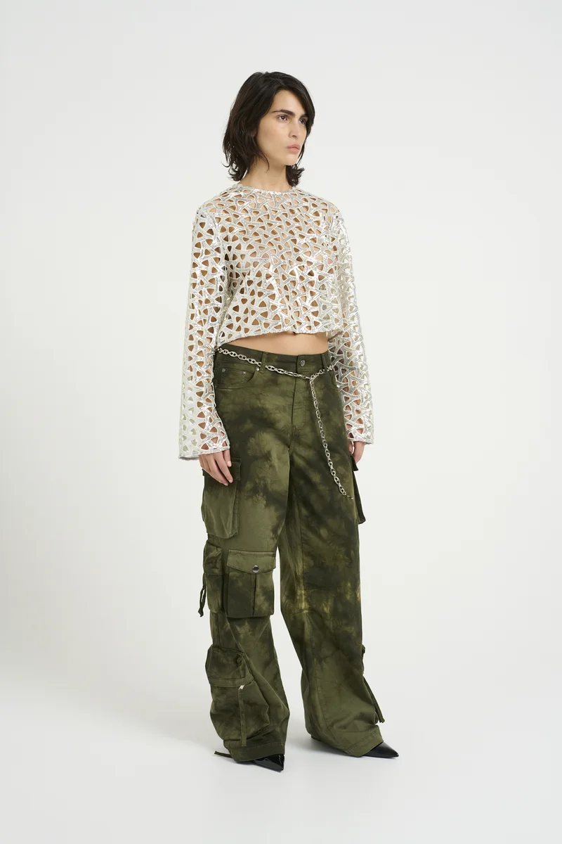 Available to buy online Gestuz AMELIA - Blouse silvershine Clothing Shirts & Blouses Blouses