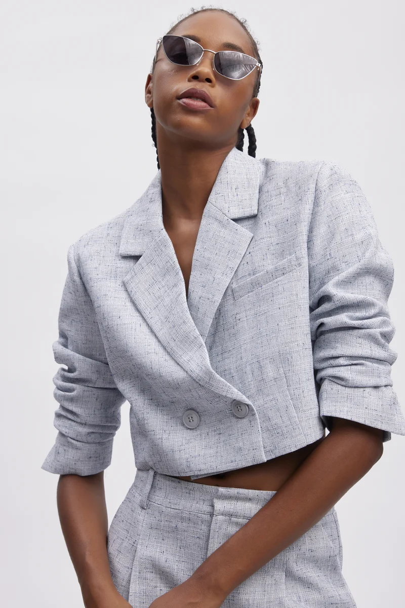 Cheap Gestuz GISELLY - Blazer blue multi Clothing Jackets & Blazers Bomber Jackets