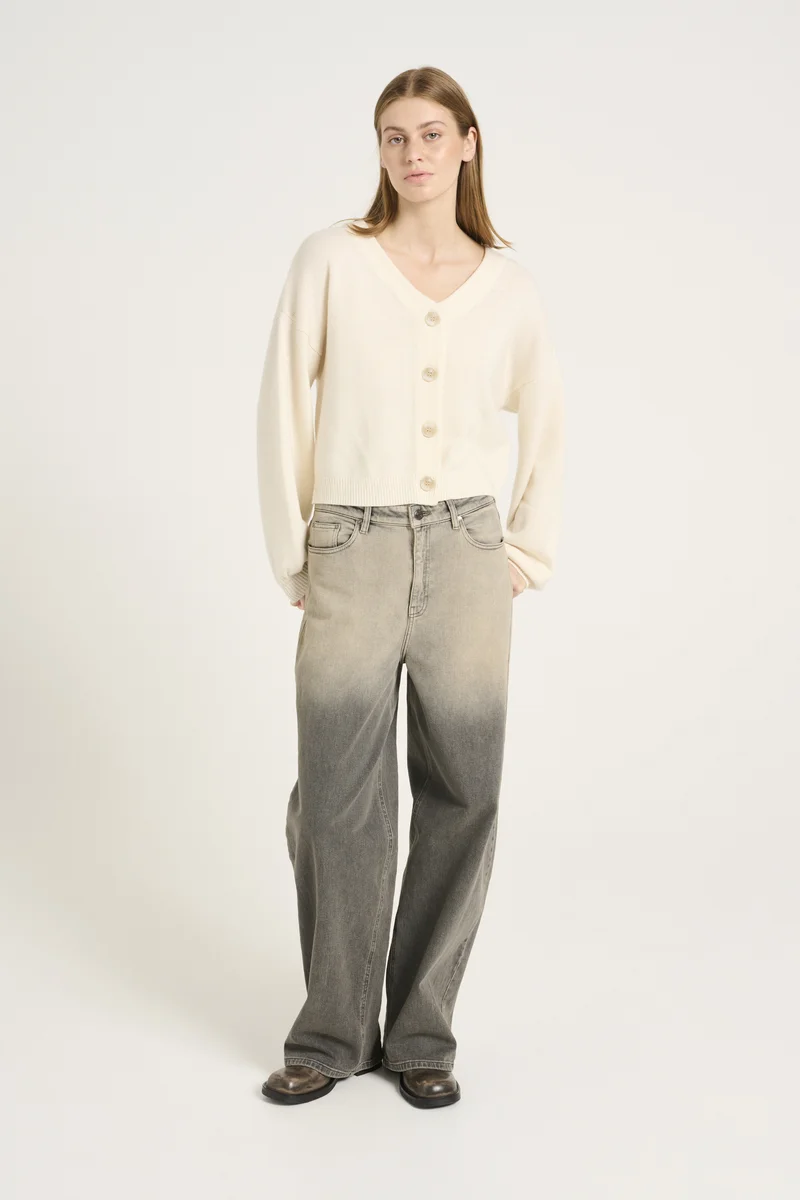 Newest Gestuz MANZI - Cardigan egret Clothing Knitwear & Cardigans Cardigans