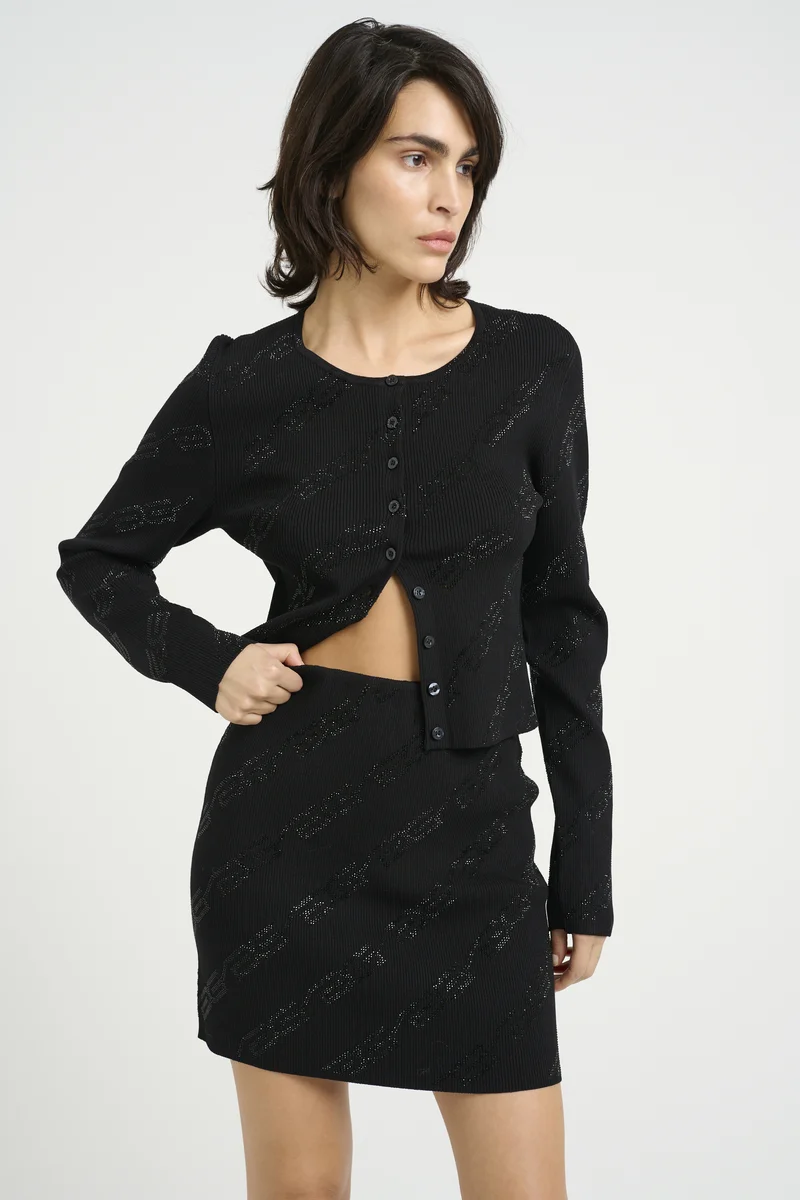 official authorized store Gestuz SAYA CARDIGAN - Cardigan black Clothing Knitwear & Cardigans Cardigans