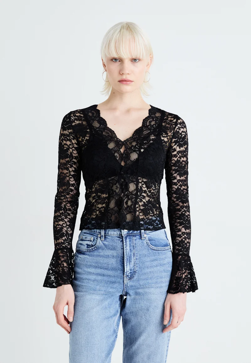 reasonable price Gina Tricot Blouse - black Clothing Shirts & Blouses Blouses