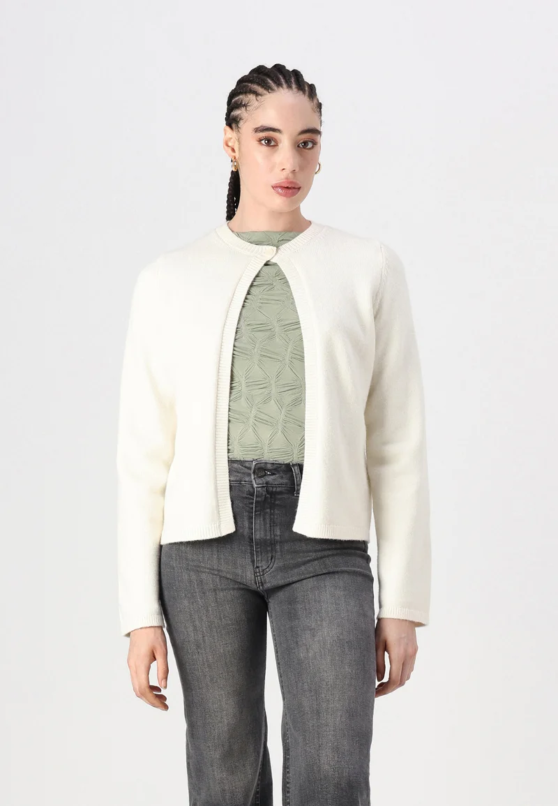No Sale Tax Gina Tricot CARDIGAN - Cardigan gardenia Clothing Knitwear & Cardigans Cardigans