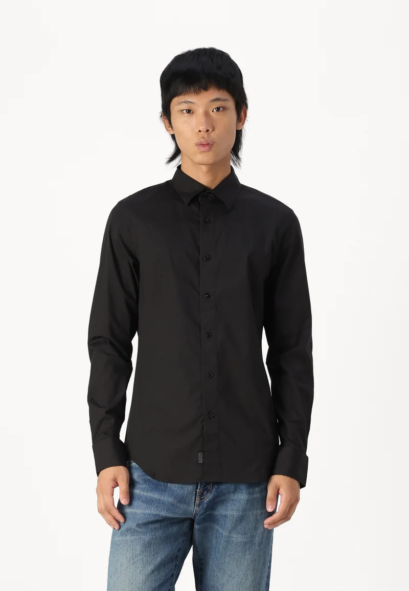 Retailer G-STAR UNIFORM SLIM SHIRT - Formal shirt black Clothing Sale Shirts Business Shirts