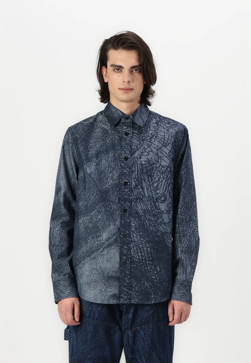 popular G-STAR REGULAR  - Shirt blue denim Clothing Shirts Casual Shirts