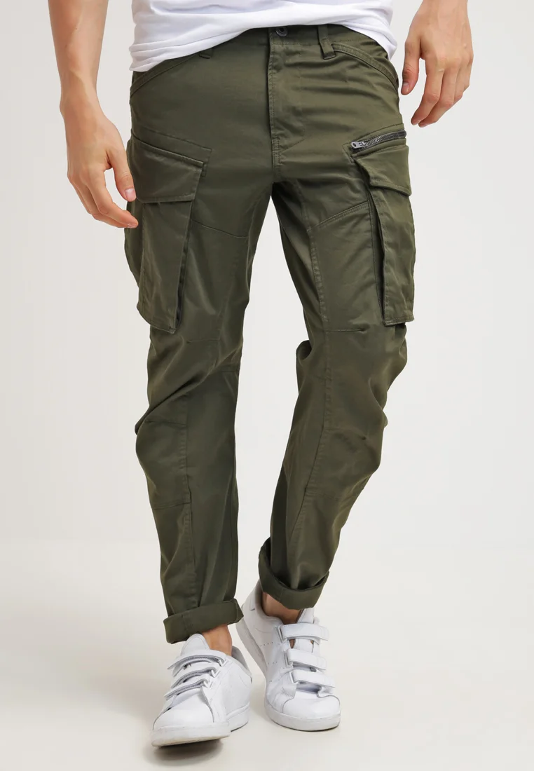 Discount G-STAR ROVIC ZIP 3D STRAIGHT TAPERED - Cargo trousers dark bronze green Clothing Trousers Cargo trousers