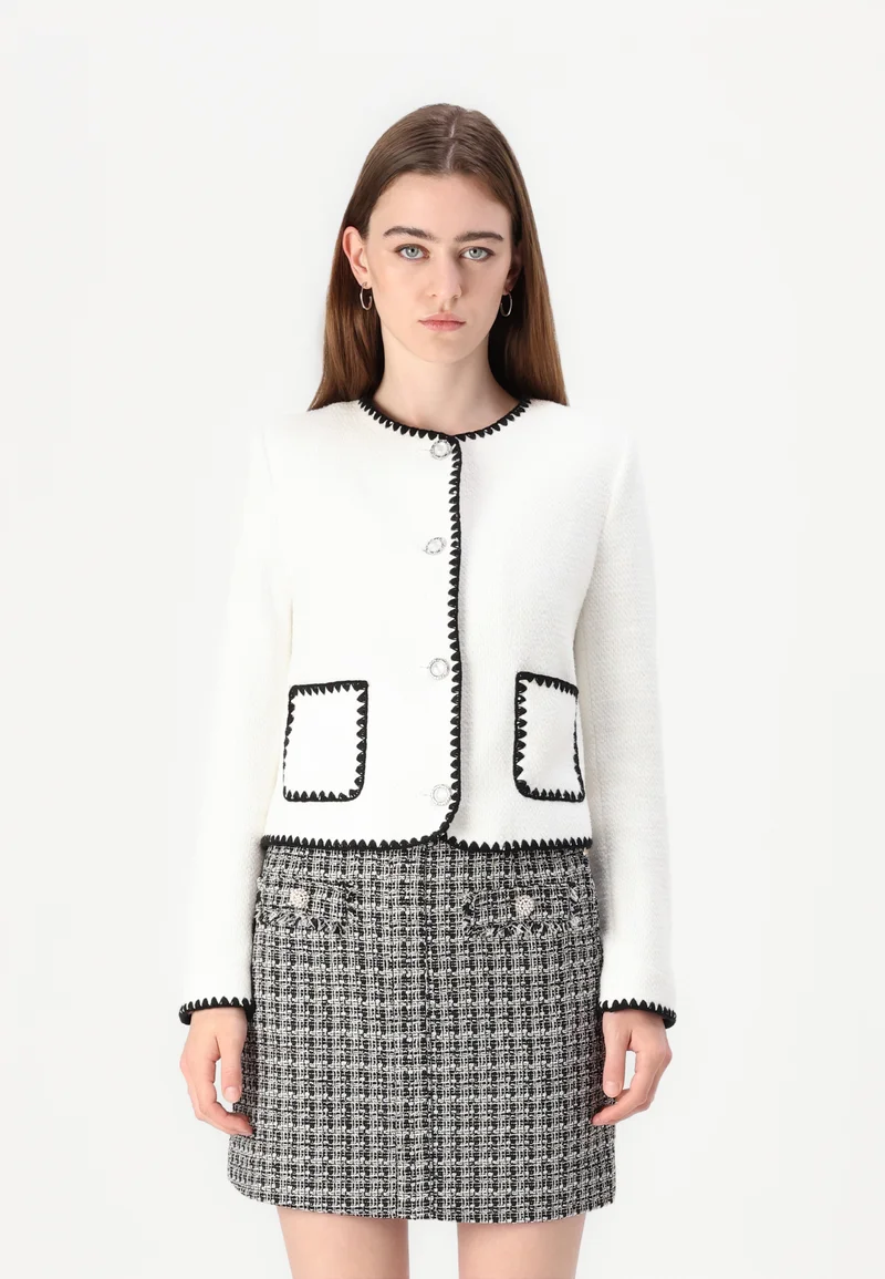Sale UK Guess LUCILLA BUTTONED  - Blazer cream white Clothing Jackets & Blazers Blazers