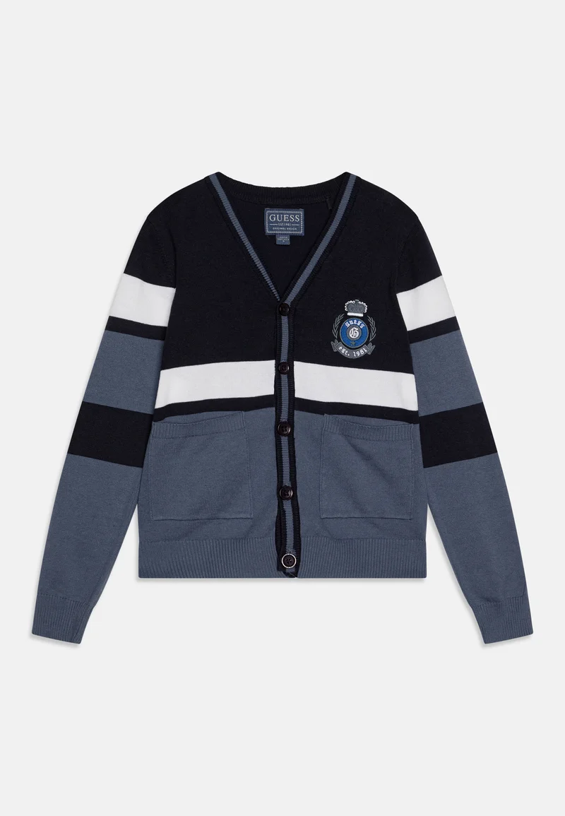 Outlet Seller 2017 Guess JUNIOR CARDIGAN - Cardigan smart blue Clothing Sweatshirts & Knitwear Cardigans