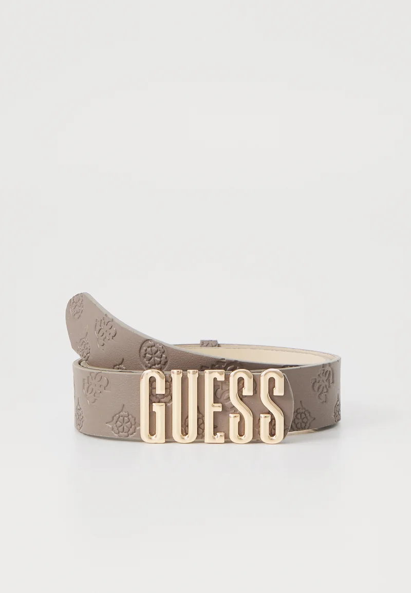 100% High Quality Guess GERTY NOT PANT BELT - Belt dark taupe Accessories Sale Belts Braided belt
