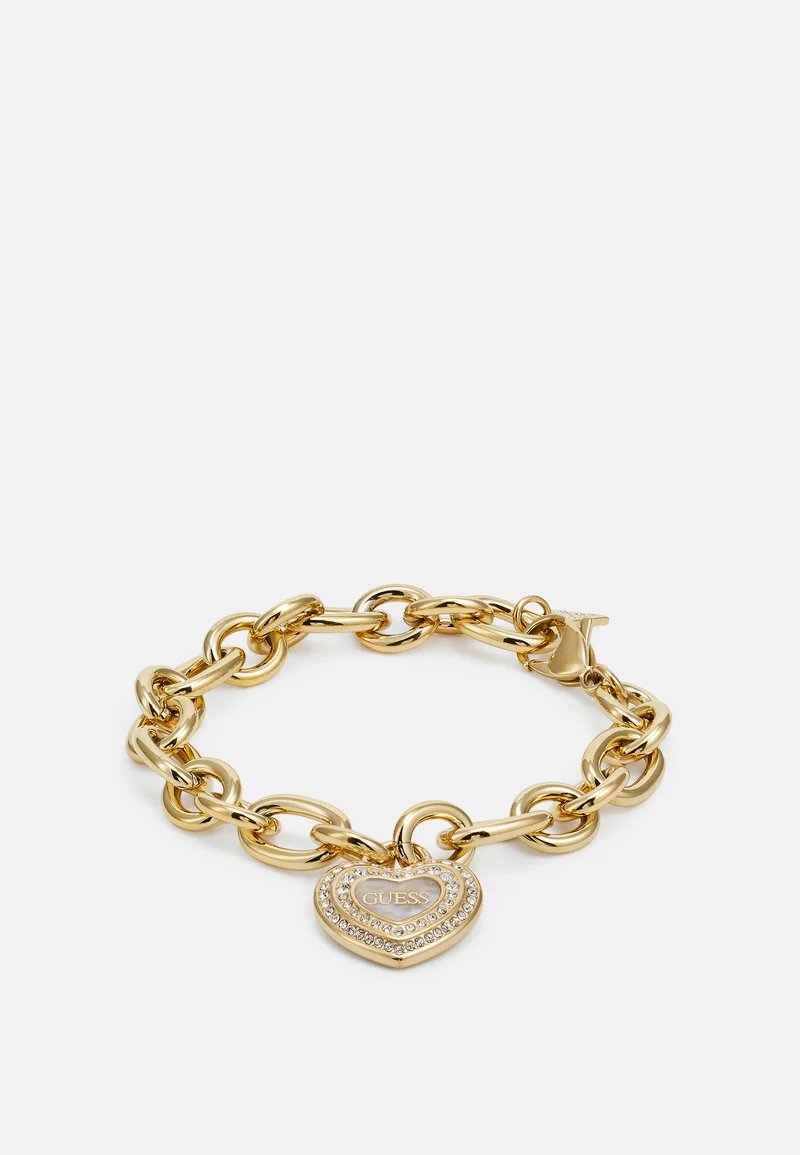 Wholesale online Guess AMAMI - Bracelet yellow gold-coloured/white Accessories Jewellery Bracelets