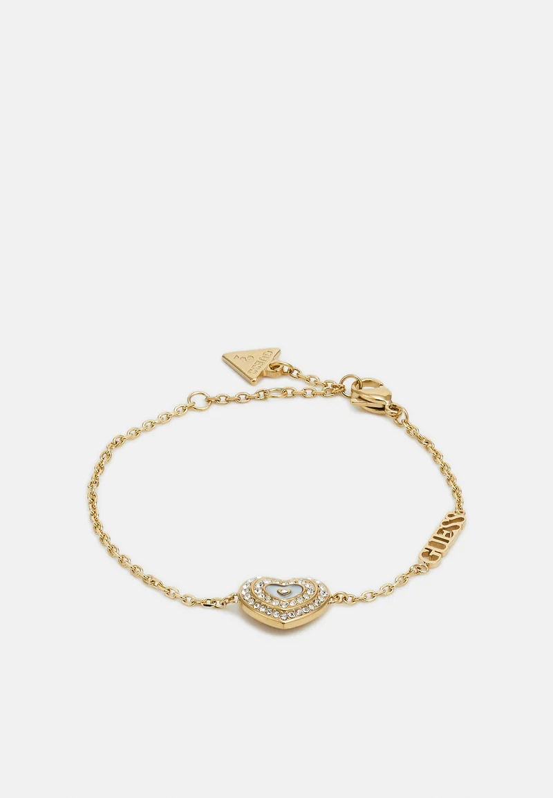 designer fashion Guess AMAMI - Bracelet yellow gold-coloured/white Accessories Jewellery Bracelets