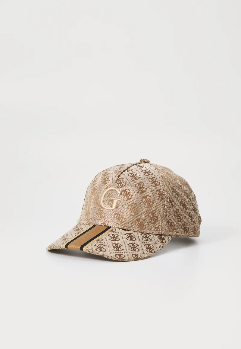 Wholesale Online USA Guess LONDON BASEBALL - Cap beige brown Accessories Beanies, hats & caps Caps