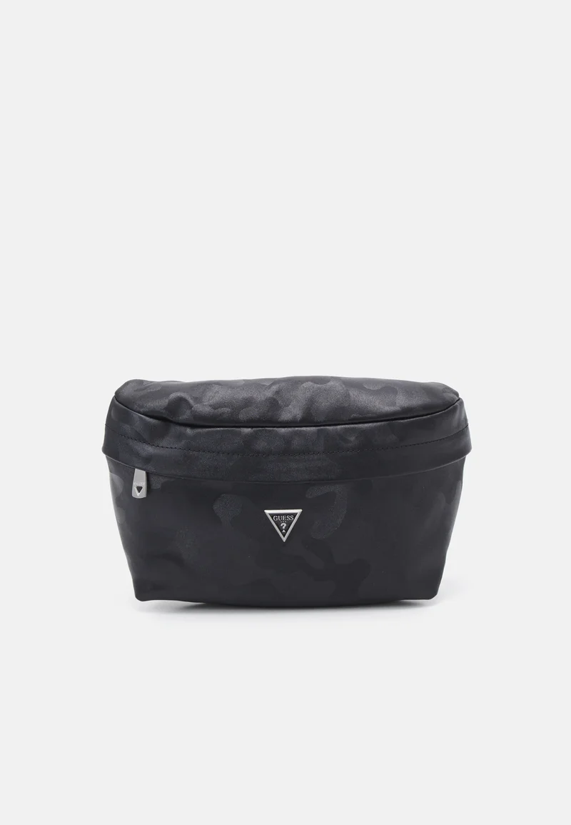 Big discount on sale Guess VENEZIA BUM BAG UNISEX - Bum bag black Accessories Bags & cases Travel bags & cases Bum bags