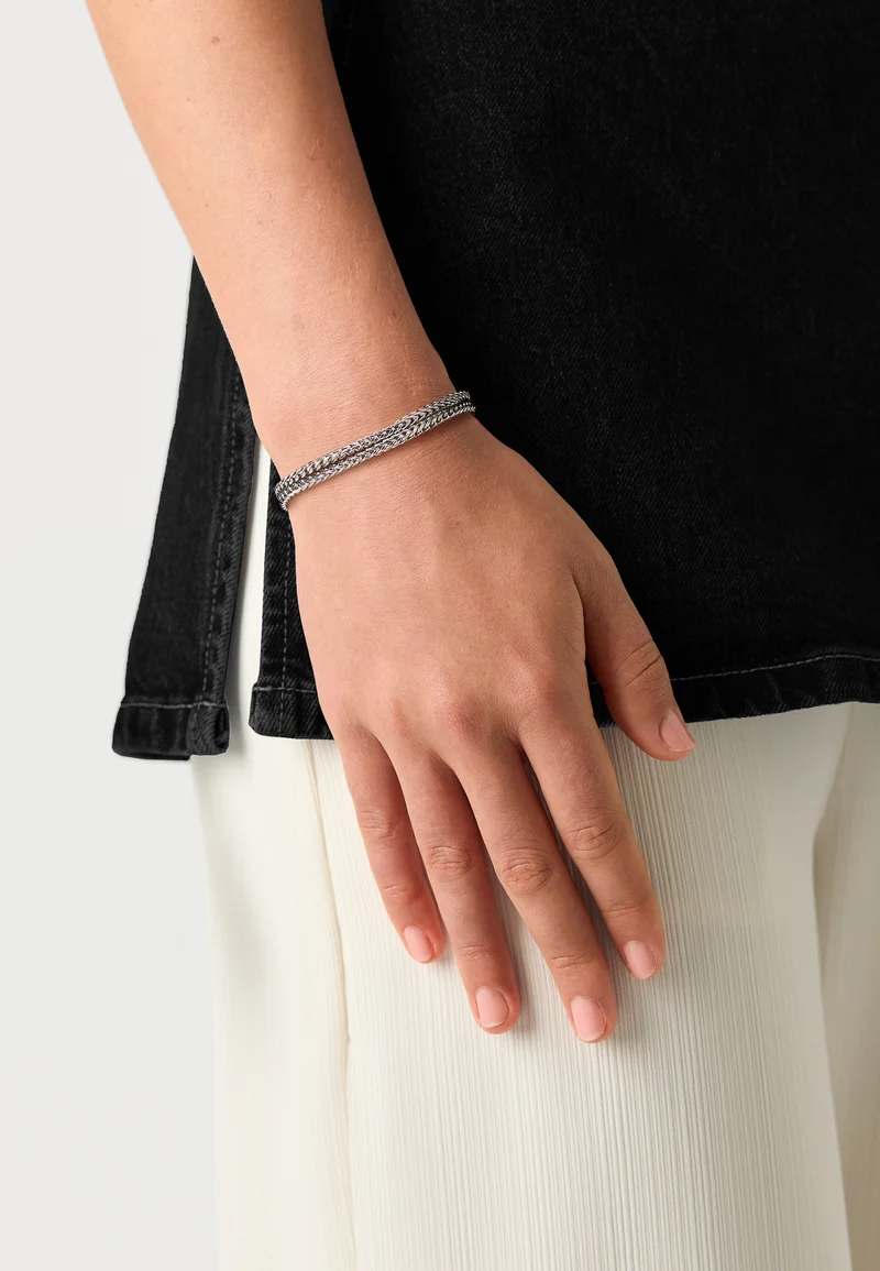attractive price Guess SAILOR KNOT UNISEX - Bracelet silver-coloured Accessories Jewellery Bracelets